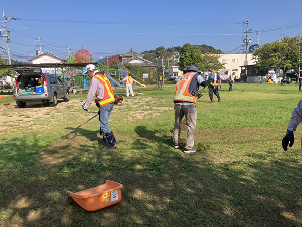 20250817 本町街区公園清掃