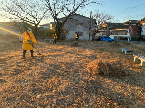 20251228-門川漁港周辺公園_作業②